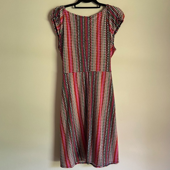Laundry by Design Bright Multicolour Striped Midi Dress - Picture 2 of 8